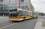 MAN Bus BE 458568 verlsst den Bahnhof Thun Richtung Schorenfriedhof.