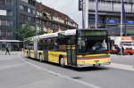 MAN Bus 102 auf einer Dienstfahrt am Bahnhof Thun. Die Aufnahme stammt vom 29.07.2014.