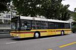 MAN Bus 99 mit einem Einsatz als Militär Truppentransporter bei der Aarestrasse in Thun.