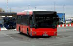 MAN Stadtbus am 08.11.23, als Shuttlebus, im Hafen Rostock.