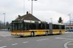 MAN Bus BE 572087 verlsst den Bahnhof Thun Richtung Steffisburg.