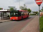 Ein DB RKH Bus in Bad Vilbel auf der Linie 551 am 28.04.11