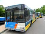 Zwei ex Baron Reisen MAN Busse gehren jetzt Saarbahn und Bus. Das Foto habe ich am 17.05.2011 in Saarbrcken gemacht.