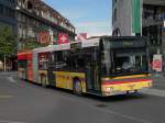 MAN Bus mit der Betriebsnummer 107 auf der Linie 21 am Bahnhof in Thun.