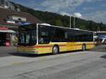 MAN Bus mit der Betriebsnummer 123 auf der Linie 55 an Der Schiffsstation beim Bahnhof Thun. Die Aufnahme stammt vom 04.08.2012.