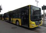 MAN Bus mit der Betriebsnummer 152 auf der Linie 25 am Bahnhof Thun. Die Aufnahme stammt vom 09.10.2013.