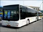 (SL 3251) MAN Gelenkbus der Firma Sales Lentz aus Bascharage war am 27.04.08 in Luxemburg-Hollerich ausgestellt.