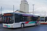 ASm: MAN-Linienbus 43 noch mit alter Lackierung auf dem Bahnhofplatz Herzogenbuchsee am 13.