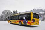 MAN Lions City von Grindelwald Bus auf der Linie 11 beim Hotel Wetterhorn oberhalb von Grindelwald.