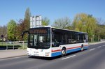 Stadtbus Eisenach: MAN Lion's City der KVG Eisenach, eingesetzt im Stadtverkehr.