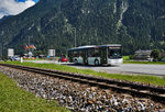 Ein MAN Lion´s City von Christophorus Reisen, unterwegs auf der Kfl. 4104 als Kurs 24 (Hintertux Gletscherbahn -Mayrhofen Postamt), nahe der Haltestelle Mayrhofen Bahnhof.
Aufgenommen am 31.8.2016.