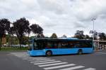 Kroatien / Bus Zagreb / Autobus Zagreb / Zagrebački Električni Tramvaj (ZET): MAN Lion's City - Wagen 308, aufgenommen im Oktober 2017 an der Haltestelle  Črnomerec  im Stadtgebiet von Zagreb.