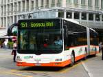 regio bus - MAN Lion`s City Gelenkbus Nr.45 SG 283883 in St.Gallen am 03.09.2008