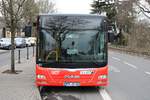 HLB Bus MAN Lions City am 17.03.18 in Hofheim (Taunus) Bahnhof