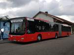 Hier ist der SHA F 5911 von der FMO auf der Buslinie 460 nach Beilstein im Einsatz. Abgelichtet am 09.09.2019 am Busbahnhof in Marbach (N).
