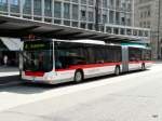 VBSG - MAN Lion`s City Bus Nr.272  SG 198272 unterwegs auf der Linie 4bei den Haltestellen vor dem Bahnhof St.Gallen am 16.08.2009