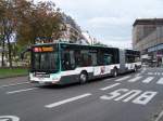 Lion's City Gelenkbus Nr 4729 der Linie 95 an der Haltestelle  Gare Montparnasse  am 02/10/10.