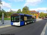 Hier ist ein MAN Lions City Bus zu sehen. Die Aufnahme des Fotos war am 22.09.2011 an der Haltestelle Universitt des Saarlandes.