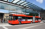 Bus Heilbronn: Mercedes-Benz O 405 G - Gelenkbus vom Regional Bus Stuttgart GmbH (RBS) / Regiobus Stuttgart, aufgenommen im Juli 2016 am Hauptbahnhof in Heilbronn.