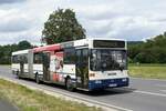 Bus Oberfranken / Bus Bayern: Mercedes-Benz O 405 G (LIF-GR 21) vom Omnibusbetrieb Götz-Reisen, aufgenommen im Juli 2023 im Stadtgebiet von Burgkunstadt (Landkreis Lichtenfels).