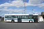 Mercedes-Benz O 405 N vom Busunternehmen Nahegold, aufgenommen im Juli 2016 am Bahnhof in Gau-Algesheim (Landkreis Mainz-Bingen).