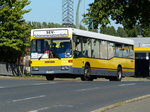 Im SEV-Verkehr S41/S42 (Ring) ein MB O405, B-CM 1366 hier in Berlin im Aug.