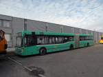 Wegen akuten Platzproblemen in der Garage Rankstrasse mssen die Busse mit den Betriebsnummern 731 - 736 in Pratteln auf einem Parkplatz abgestellt werden.