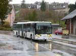 Schaffhausen Bus - Mercedes Citaro  Nr.2  SH  12502 unterwegs auf der Linie 21 in Schleitheim am 22.03.2014