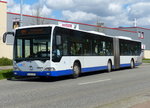 BVSG - mit dem MB Citaro G, P-AV 175 auf der Linie 601. Busse in Teltow-Stadt im April 2016.