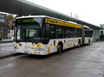 Schaffhausen Bus - Mercedes Citaro  Nr.3  SH  12503 unterwegs auf der Linie 21 in Schaffhausen bei den Bushaltestellen beim Bahnhof am 25.10.2016