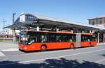 Bus Aschaffenburg / Verkehrsgemeinschaft am Bayerischen Untermain (VAB): Mercedes-Benz Citaro G der Verkehrsgesellschaft mbH Untermain (VU) / Untermainbus, aufgenommen Anfang Juli 2018 am Hauptbahnhof in Aschaffenburg.