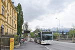 Innsbruck: Bus Nr. 891 der IVB als Schienenersatzverkehr für die Straßenbahnlinie 1 an der Haltestelle Kochstraße. Aufgenommen 6.5.2019.