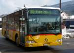 Postauto - Mercedes Citaro  SO 149607 unterwegs auf der Linie 130 in Balsthal am 21.02.2009