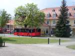 Linie 431 von Frstenwalde nach Wendisch-Rietz   Aufgenommen in Bad Saarow am 22.4.09