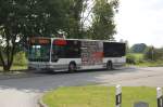 NVV Bus 0905 an der Endhaltestelle  der Linie 10 am Flughafen Mnchengladbach, hier erholt sich der Fahrer von seiner anstrengenden Tour.