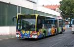 RNV (HD E 2020).
Dieser Bus ist ein richtiges Kunstwerk.
Heidelberg HBF, 30.6.2010.