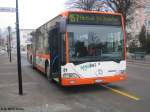 Regiobus Citaro Nr. 21 steht am 27.12.07 beim Bhf. Gossau SG.