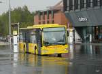 AAGL - im Gewitterregen der Mercedes Citaro  Nr.61  BL 6263 in Liestal am 28.07.2012