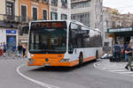 Mercedes Citaro 408, auf der Linie 1, unterwegs in Cagliari.