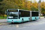 Gullivers Bus GmbH - Mercedes-Benz MB Citaro Facelift G  (B-VF 161), im SEV der S-Bahn Berlin (S41) im Oktober 2020.