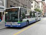 TPL - Mercedes Citaro Gelenkbus Nr.413 TI 139461 unterwegs auf der Linie 4 in der Stadt Lugano am 13.05.2009