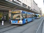 Dieses Foto zeigt einen Citaro Bus an der Haltestelle Saarbrcken Hauptbahnhof.