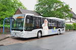 Mercedes Citaro  Weser-Egge-Bus (WEB), Linienbus in Höxter am 15.07.2017.