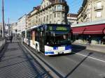 TL - Neoplan Bus Nr.603  VD 1587 unterwegs auf der Linie 8 in der Stadt Lausanne am 22.01.2011  