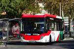 Bus Spanien / Bus Marbella: Castrosua Magnus / Scania der Grupo Avanza / Avanza Bus (Autobuses Portillo), aufgenommen im November 2016 im Stadtgebiet von Marbella.