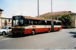 Aus dem Archiv: TPYG Yverdon - VD 1321 - Setra am 8. Juli 1999 beim Bahnhof Yverdon