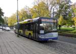 Havelbus Wg 1197 (Solaris Urbino 18) auf dem Straßenbahnersatzverkehr (Platz d.