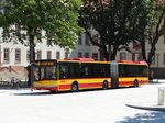 HSB Solaris Urbino 18 Wagen 72 am 16.08.16 in Hanau Freiheitsplatz