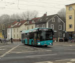 Nagelneuer VGF/ICB Solaris Urbino 12 Wagen 205 auf der Linie 34 in Frankfurt am Main Eckenheim am 31.12.16