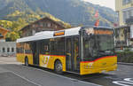 Solaris Bus der Post, auf der Linie 103 unterwegs in Bönigen. Die Aufnahme stammt vom 03.10.2017.